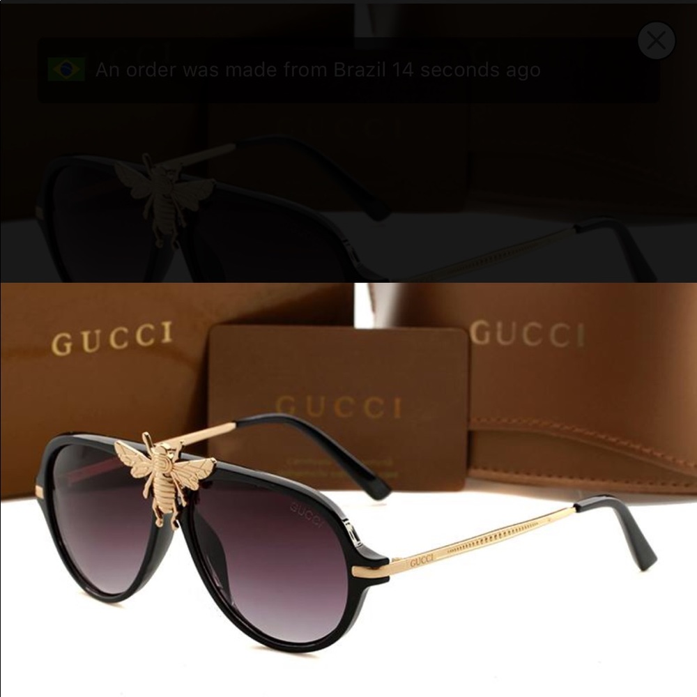 Gucci  Ladies Queen Bee 🐝 2019 Sunglasses.